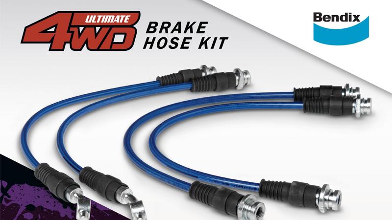 Bendix promotes the advantages of braided brake hoses for 4WD vehicles