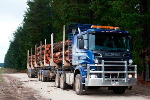 log truck driver